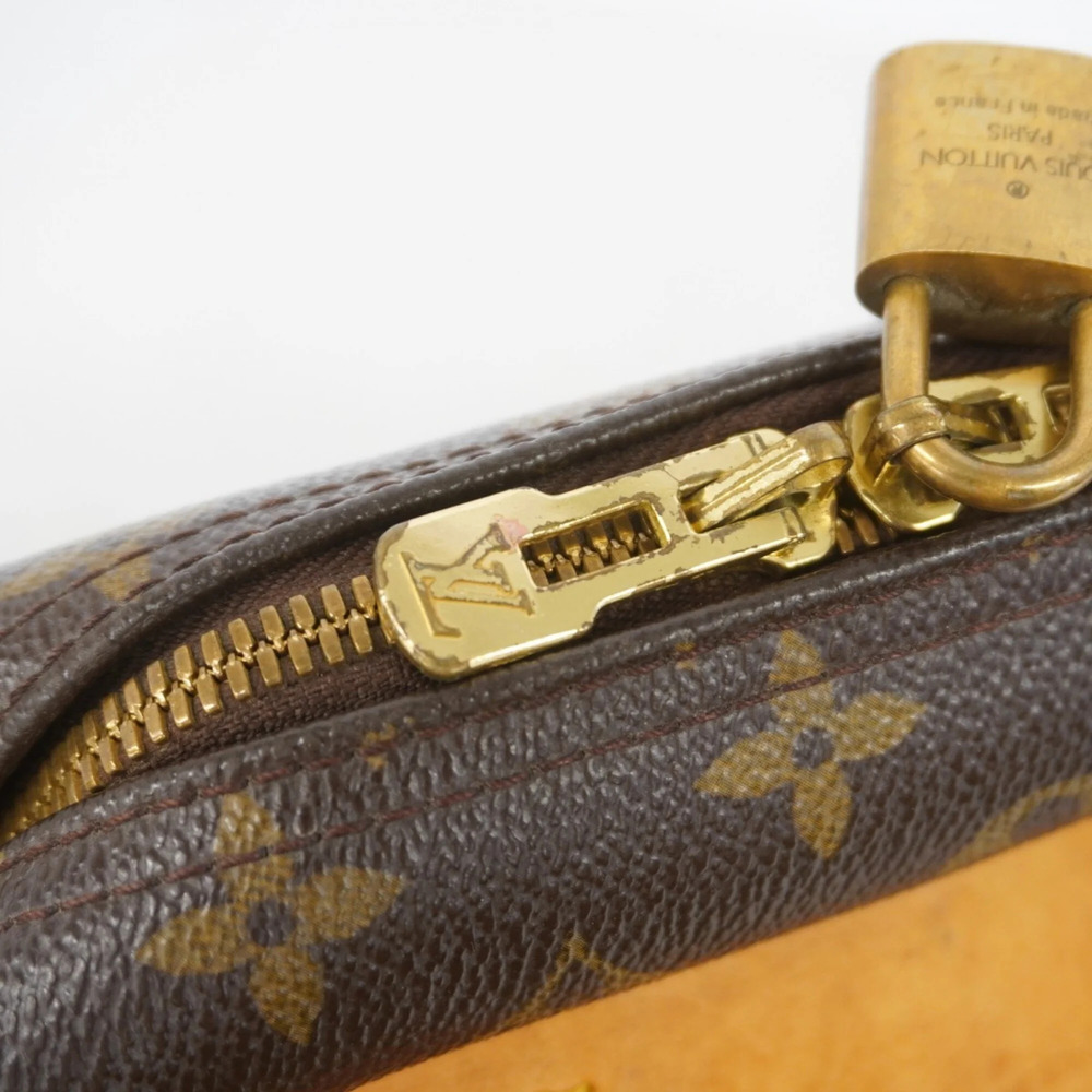 Louis Vuitton Monogram Deauville Handbag M47270 Brown Women's - Picture 9 of 13